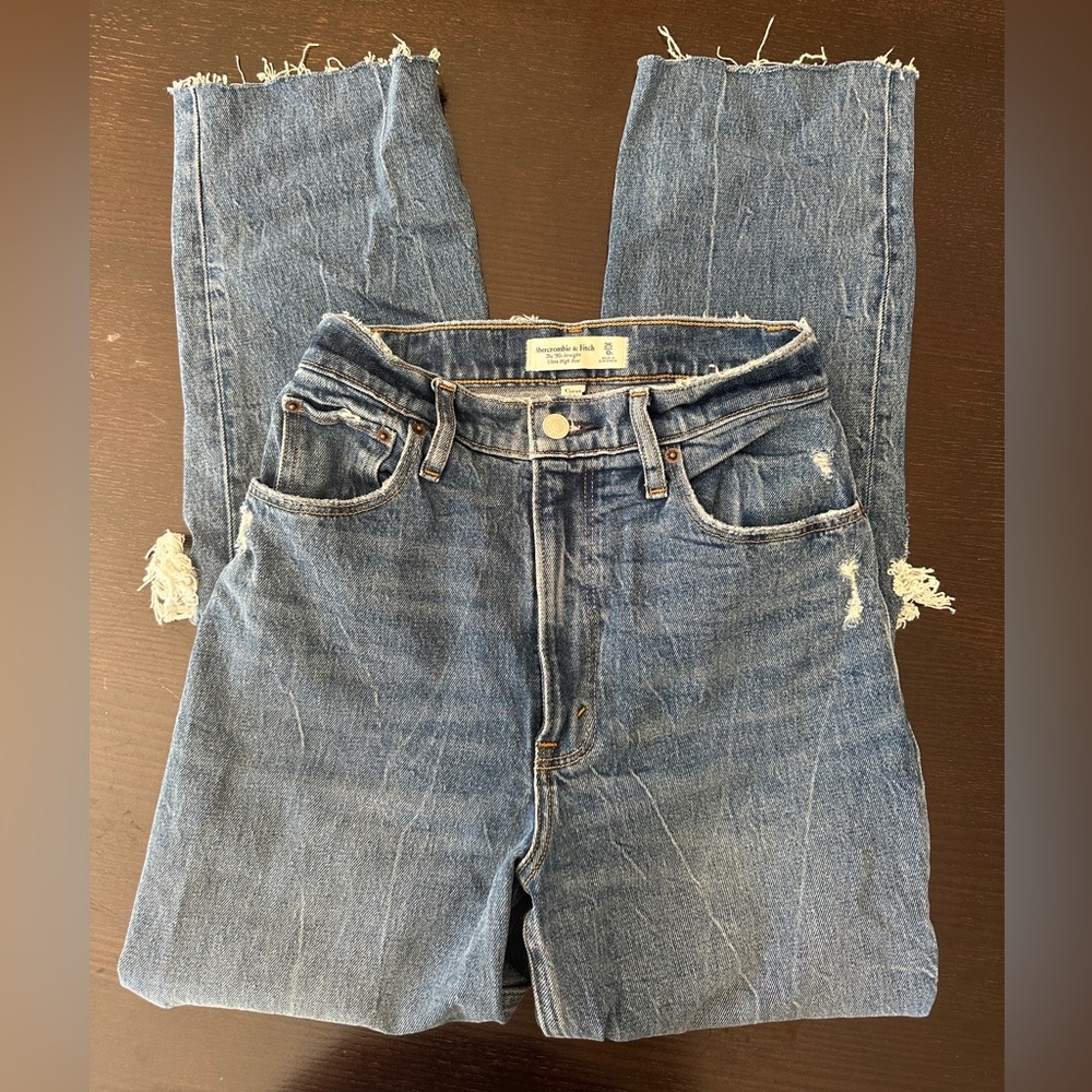 90s ultra high rise Abercrombie and Fitch